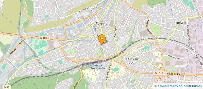 localisation de l'entreprise CULTURE LIBRE à EVREUX