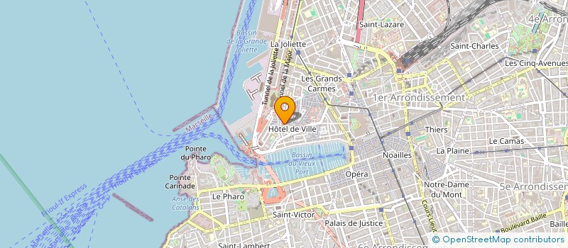 localisation de l'entreprise CULTURE LOISIR NOTRE DAME DE LA MAJOR  MARSEILLE