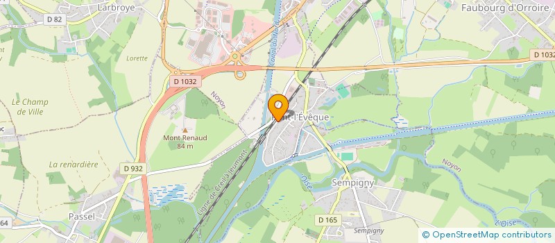 localisation de l'entreprise CULTURE LOISIRS ANIMATIONS PONT L'EVEQUE  PONT-L'EVEQUE