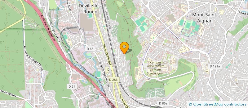 localisation de l'entreprise CULTURE LOISIRS ET KIF  DEVILLE-LES-ROUEN