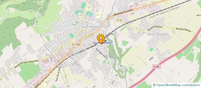 localisation de l'entreprise CULTURE LOISIRS VACANCES RHONE ALPES  SAINT-MARCELLIN