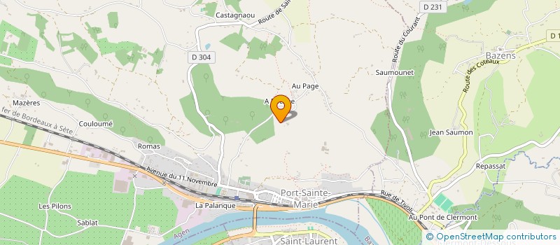 localisation de l'entreprise CULTURE LPDC  PORT-SAINTE-MARIE