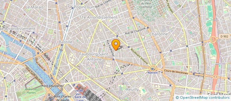 localisation de l'entreprise CULTURE & MECENAT  PARIS