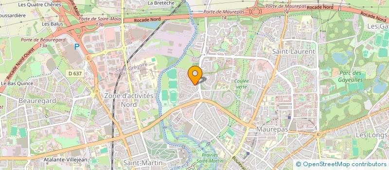 localisation de l'entreprise CULTURE MEDICIS  RENNES