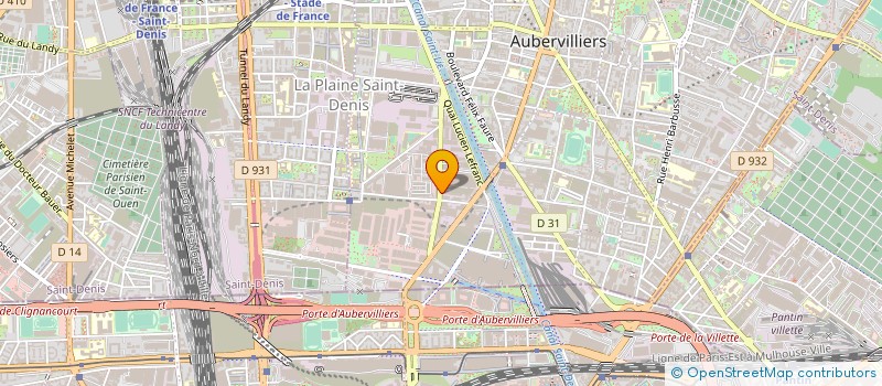 localisation de l'entreprise CULTURE MOD à AUBERVILLIERS