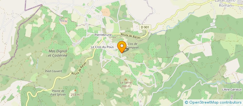 localisation de l'entreprise CULTURE PAYSANNE  ISSIRAC