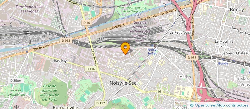localisation de l'entreprise CULTURE POINT COM à NOISY-LE-SEC