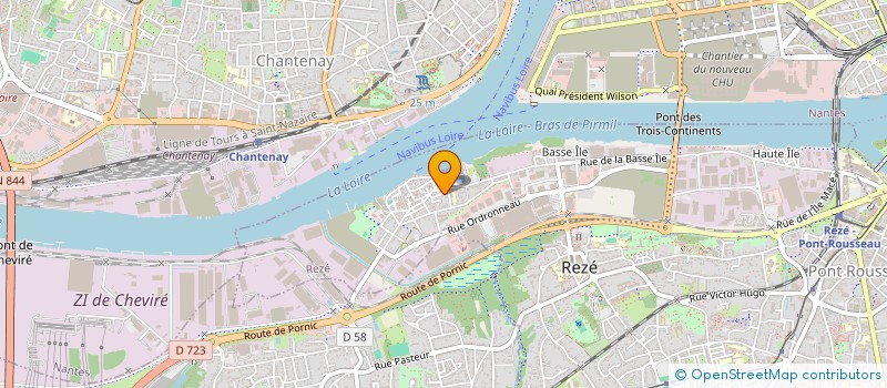 localisation de l'entreprise CULTURE POP PAYS DE LA LOIRE à REZE