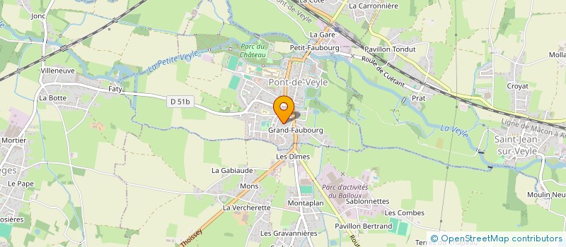 localisation de l'entreprise CULTURE'R  PONT-DE-VEYLE