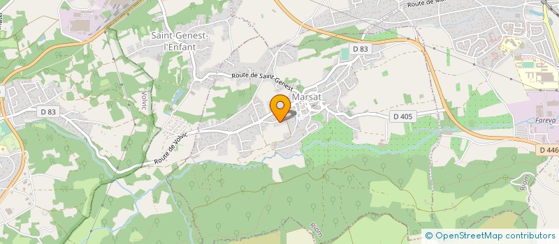 localisation de l'entreprise CULTURE RENCONTRES LOISIRS ET SPORTS AMICALE LAIQUE DE MARSAT  MARSAT