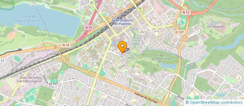 localisation de l'entreprise CULTURE SANS FRONTIERES  GUYANCOURT