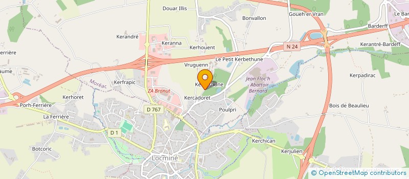 localisation de l'entreprise CULTURE&SENS  MOREAC