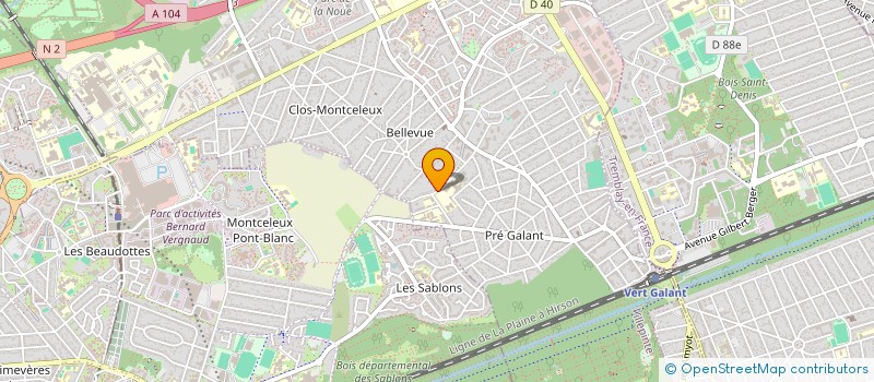 localisation de l'entreprise CULTURE SPORTS ET LOISIRS BOXE AULNAY-SOUS-BOIS à VILLEPINTE