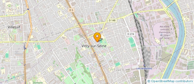 localisation de l'entreprise CULTURE STUDIO à VITRY-SUR-SEINE