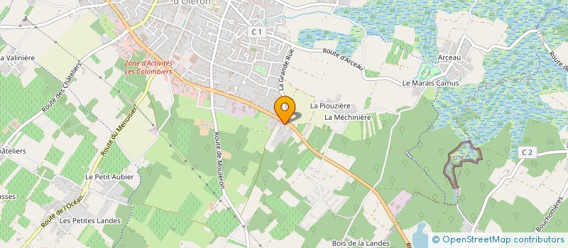 localisation de l'entreprise CULTURE SURF  SAINT-PIERRE-D'OLERON