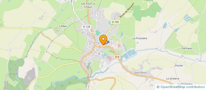 localisation de l'entreprise CULTURE VAGABONDE  CHAMPDENIERS