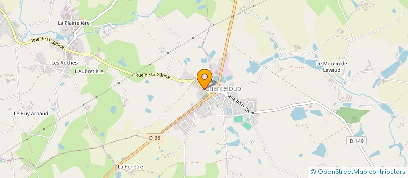 localisation de l'entreprise CULTURE VILLAGE SANS FRONTIERES  CHANTELOUP