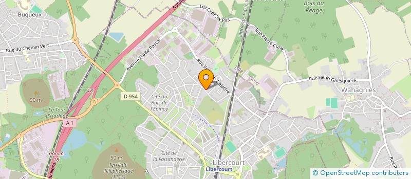 localisation de l'entreprise CULTURE & VOUS, LA CULTURE POUR TOUS  LIBERCOURT