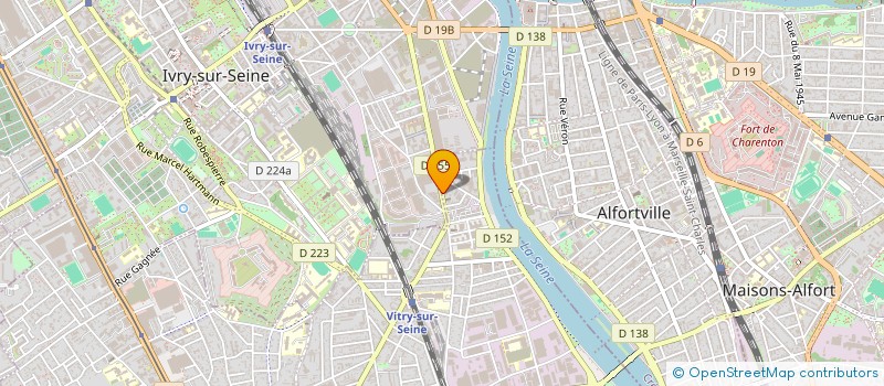 localisation de l'entreprise CULTUREACCESS à VITRY-SUR-SEINE