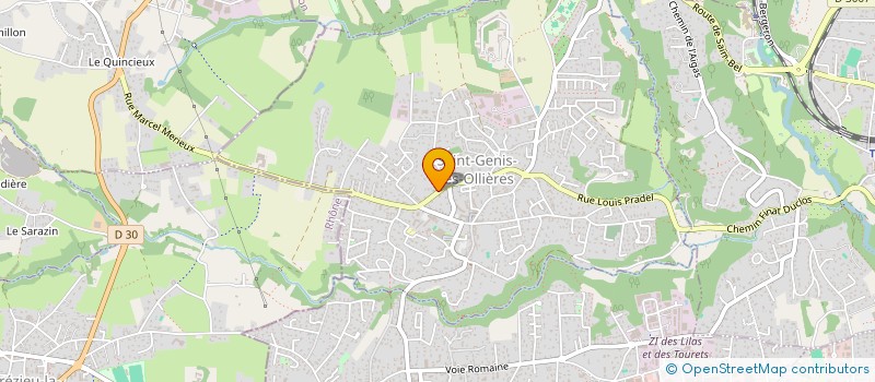 localisation de l'entreprise CULTURECLIENT à SAINT-GENIS-LES-OLLIERES