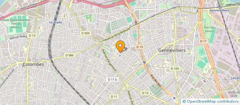 localisation de l'entreprise CULTURELLE D 'ENSEIGNEMENT ET DE LOISIRS D ASNIERES à ASNIERES-SUR-SEINE
