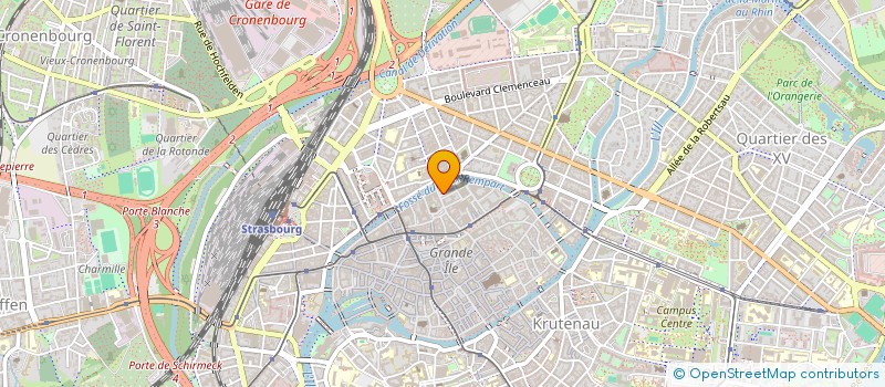 localisation de l'entreprise CULTURELLE DE LA PAROISSE PROTESTANTE ST PIERRE LE JEUNE à STRASBOURG