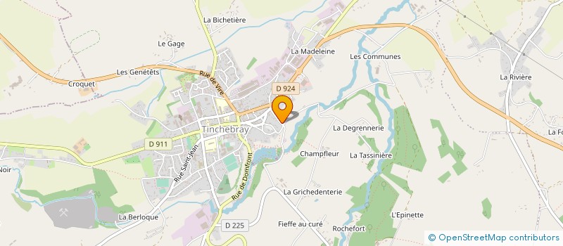 localisation de l'entreprise CULTURELLE DE TINCHEBRAY à TINCHEBRAY-BOCAGE