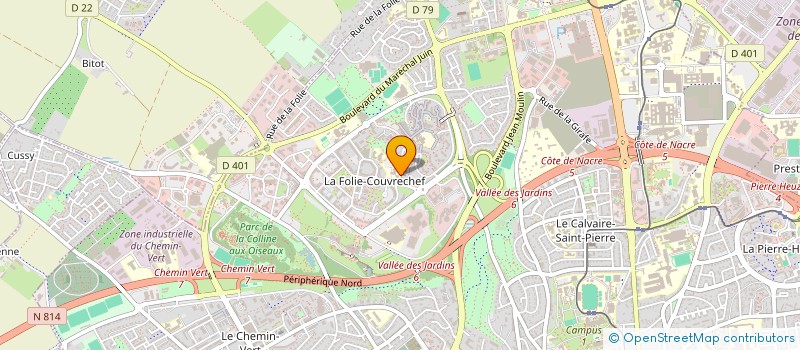 localisation de l'entreprise CULTURELLE DU LYCEE SAINTE URSULE à CAEN