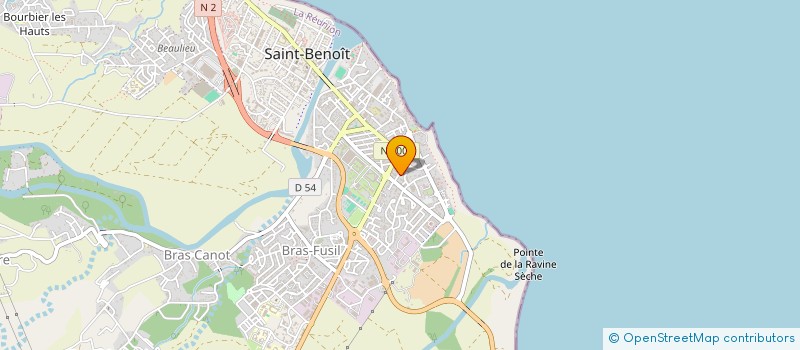 localisation de l'entreprise CULTURELLE ET FOLKLORIQUE DE L'EST à SAINT-BENOIT