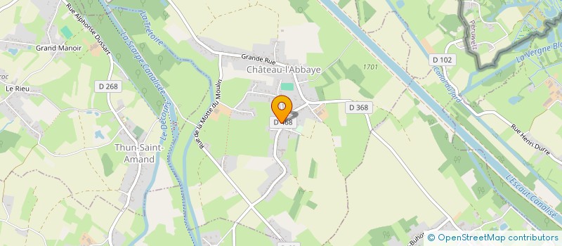 localisation de l'entreprise CULTURELLE ET LOISIRS  CHATEAU-L'ABBAYE