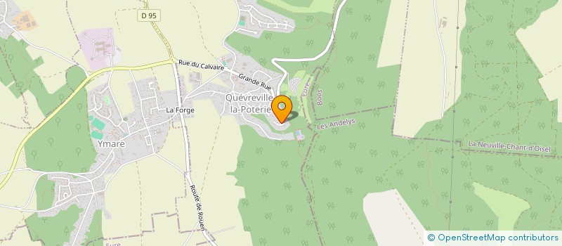 localisation de l'entreprise CULTURELLE ET LOISIRS DE QUEVREVILLE  QUEVREVILLE-LA-POTERIE