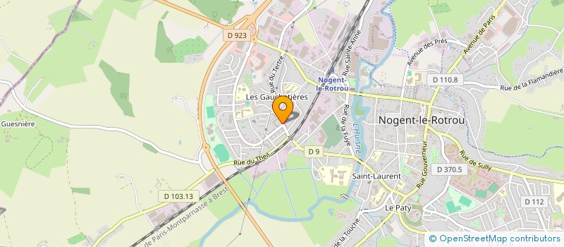 localisation de l'entreprise CULTURELLE ET SPORTIVE DES MUSULMANS DE NOGENT LE ROTROU à NOGENT-LE-ROTROU
