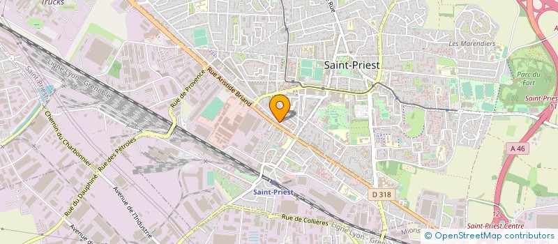 localisation de l'entreprise CULTURELLE FOLKLORIQUE  SAINT-PRIEST