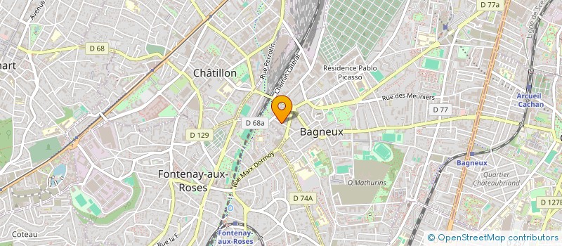 localisation de l'entreprise CULTURELLE JUIVE DE BAGNEUX à BAGNEUX