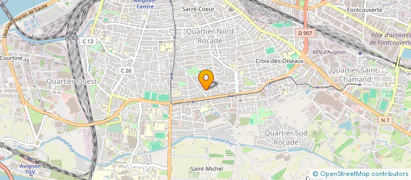 localisation de l'entreprise CULTURELLE ORTHODOXE DE VSE  AVIGNON