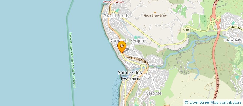 localisation de l'entreprise CULTURELLE ZINGAD  SAINT-PAUL