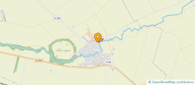 localisation de l'entreprise CULTURELLES CREATIONS PRODUCTIONS  LA CHEPPE