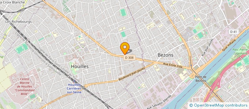 localisation de l'entreprise CULTURENOUS ASSOCIATION  HOUILLES