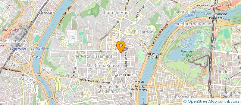 localisation de l'entreprise CULTURES à LYON