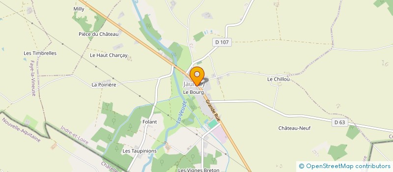 localisation de l'entreprise CULTURES AU JARDIN DE JAULNAY  JAULNAY