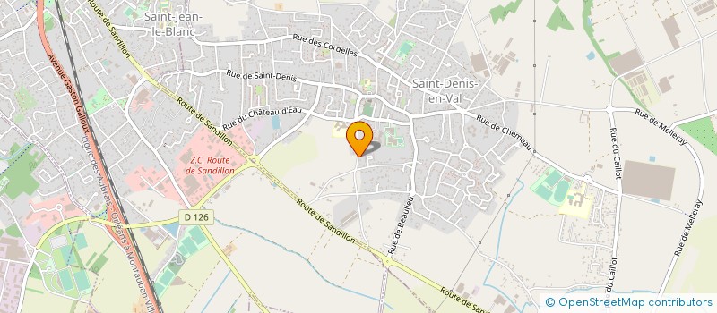 localisation de l'entreprise CULTURES.COM à SAINT-DENIS-EN-VAL