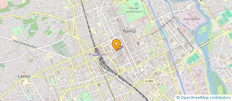 localisation de l'entreprise CULTURES DE FRANCE EN LORRAINE  NANCY