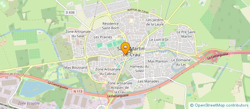 localisation de l'entreprise CULTURES DE RHONE à SAINT-MARTIN-DE-CRAU