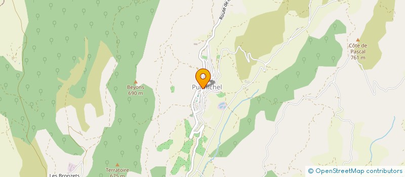 localisation de l'entreprise CULTURES DU COEUR ALPES DE HAUTE PROVENCE  PUIMICHEL