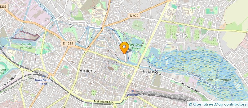 localisation de l'entreprise CULTURES DU COEUR PICARDIE à AMIENS