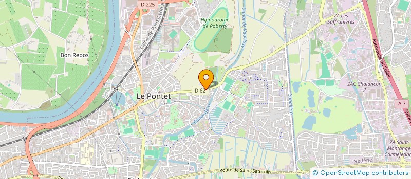 localisation de l'entreprise CULTURES DU GOUT  LE PONTET