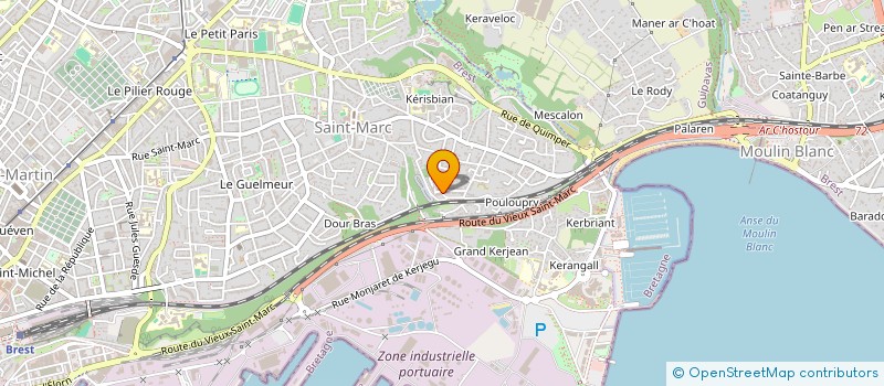 localisation de l'entreprise CULTURES DU MONDE à BREST