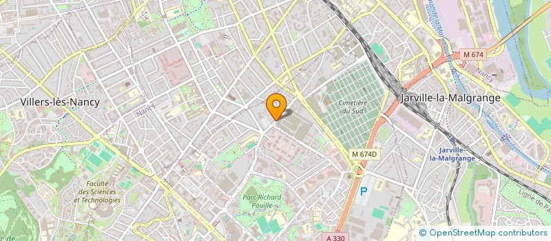 localisation de l'entreprise CULTURES ECHANGES SPORTS ANIMATIONS MANIFESTATIONS  VANDUVRE-LES-NANCY