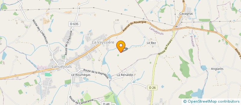 localisation de l'entreprise CULTURES EN COEUR  BRANDONNET