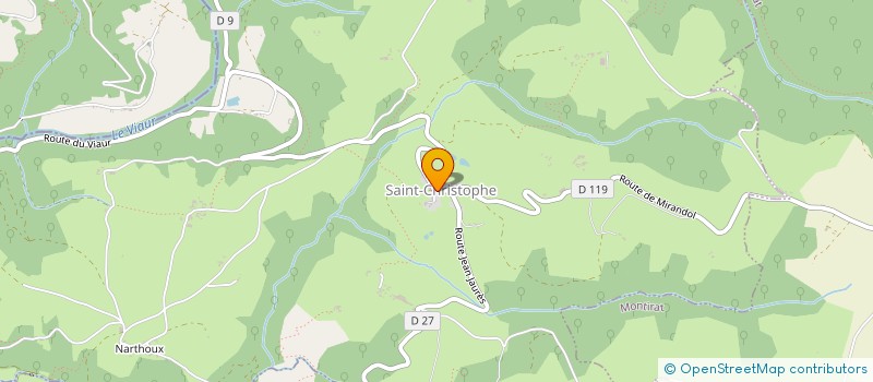 localisation de l'entreprise CULTURES EN PARTAGE  SAINT-CHRISTOPHE